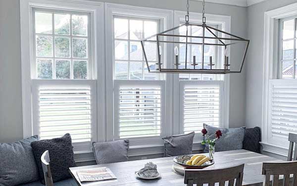 Window treatments and window coverings, Windsor