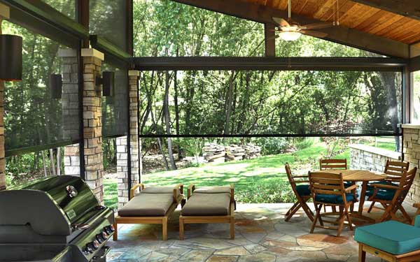 Affordable outdoor custom patio shade screens, Chatham-Kent